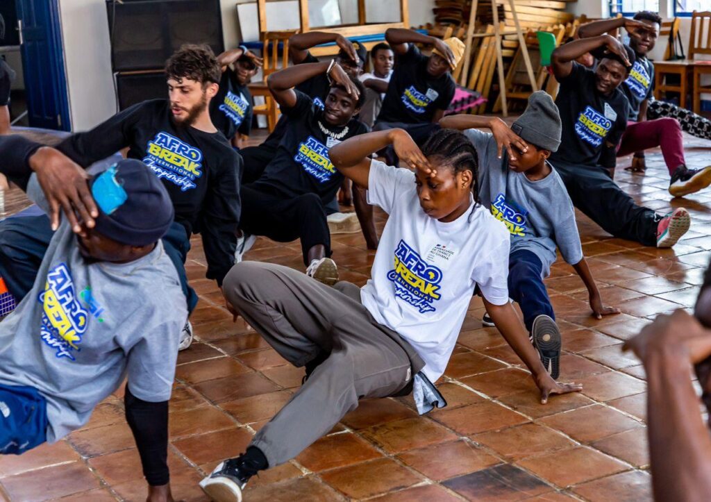 Youth athletes training in Accra — new Olympic sport for Ghana’s youth backed by France
