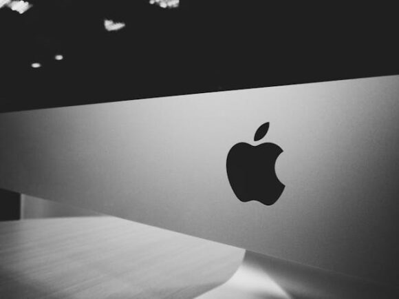 Apple logo representing the company’s 2025 AI strategy and next-gen vision