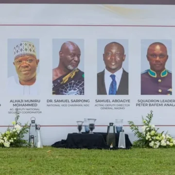 Memorial for eight victims of Ghana crash highlighting infrastructure crisis