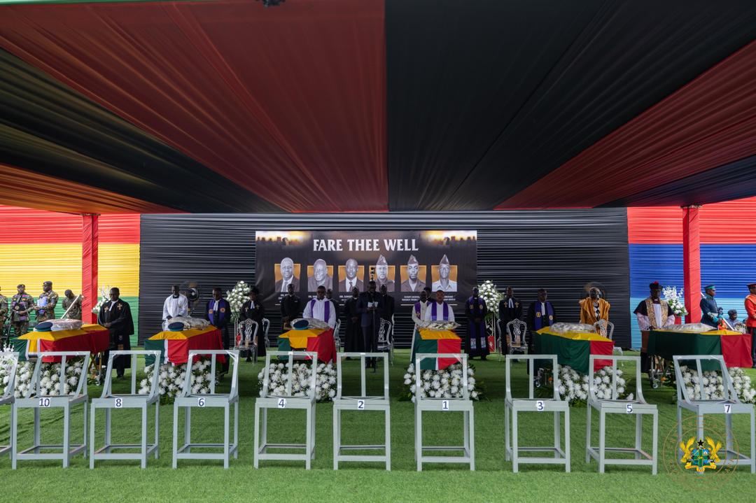 Citizens pay tribute at Ghana Fallen Heroes Burial memorial
