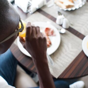 Healthy Ghanaian meal for a heart-healthy lifestyle in Ghana