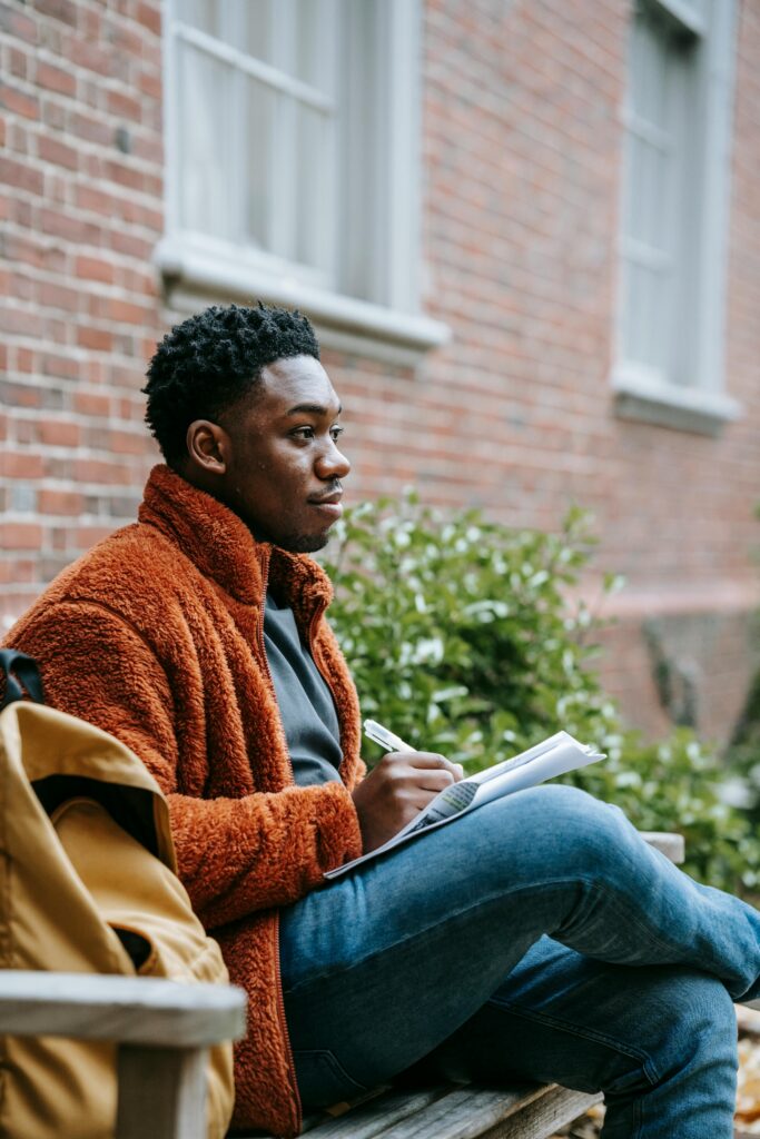 Student navigating city life abroad, demonstrating adaptability and independence while studying overseas