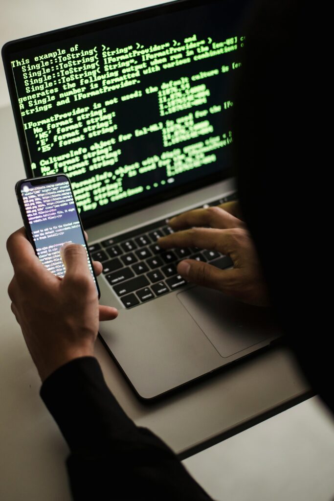 Smartphone displaying a two-factor authentication code on screen.