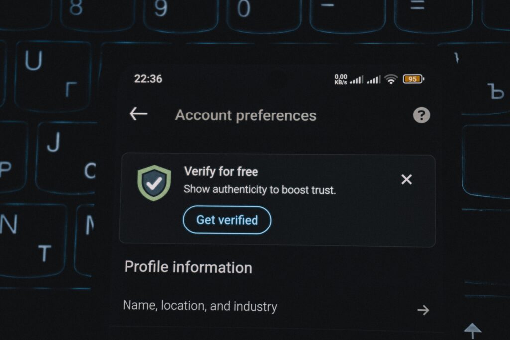 Digital lock icon representing online account protection and security.