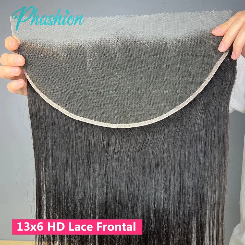 Phashion HD 13x6 13x4 Lace Frontal Straight Pre Plucked