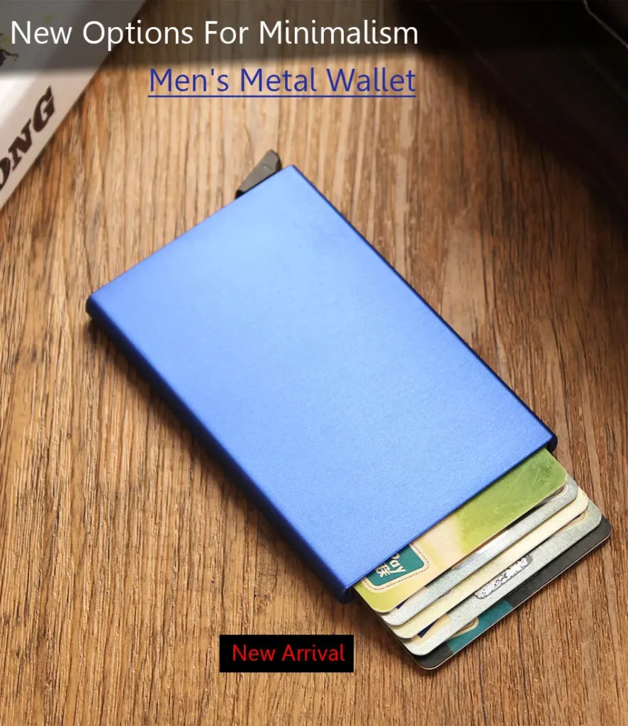 RFID Smart Wallet Card Holder